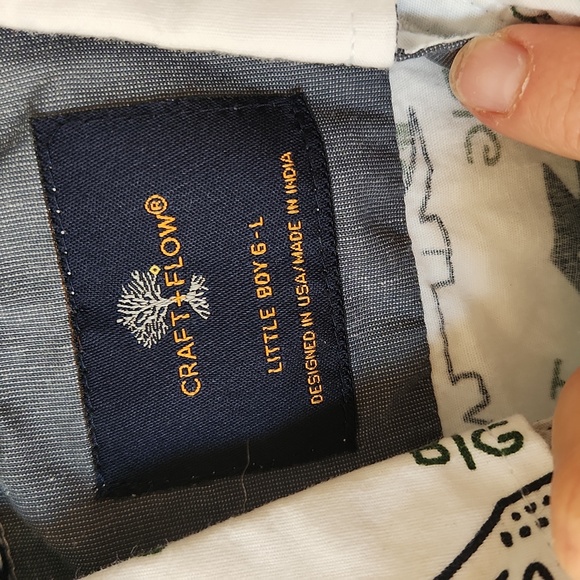 NWOT ❗️ Craft flow boys dinosaurs think big shirt size 6 - Picture 6 of 11